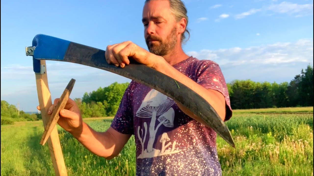 Scythe For Cutting Grass Anywhere