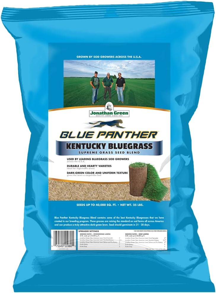 Jonathan Green (11980) Blue Panther Kentucky Bluegrass Grass Seed