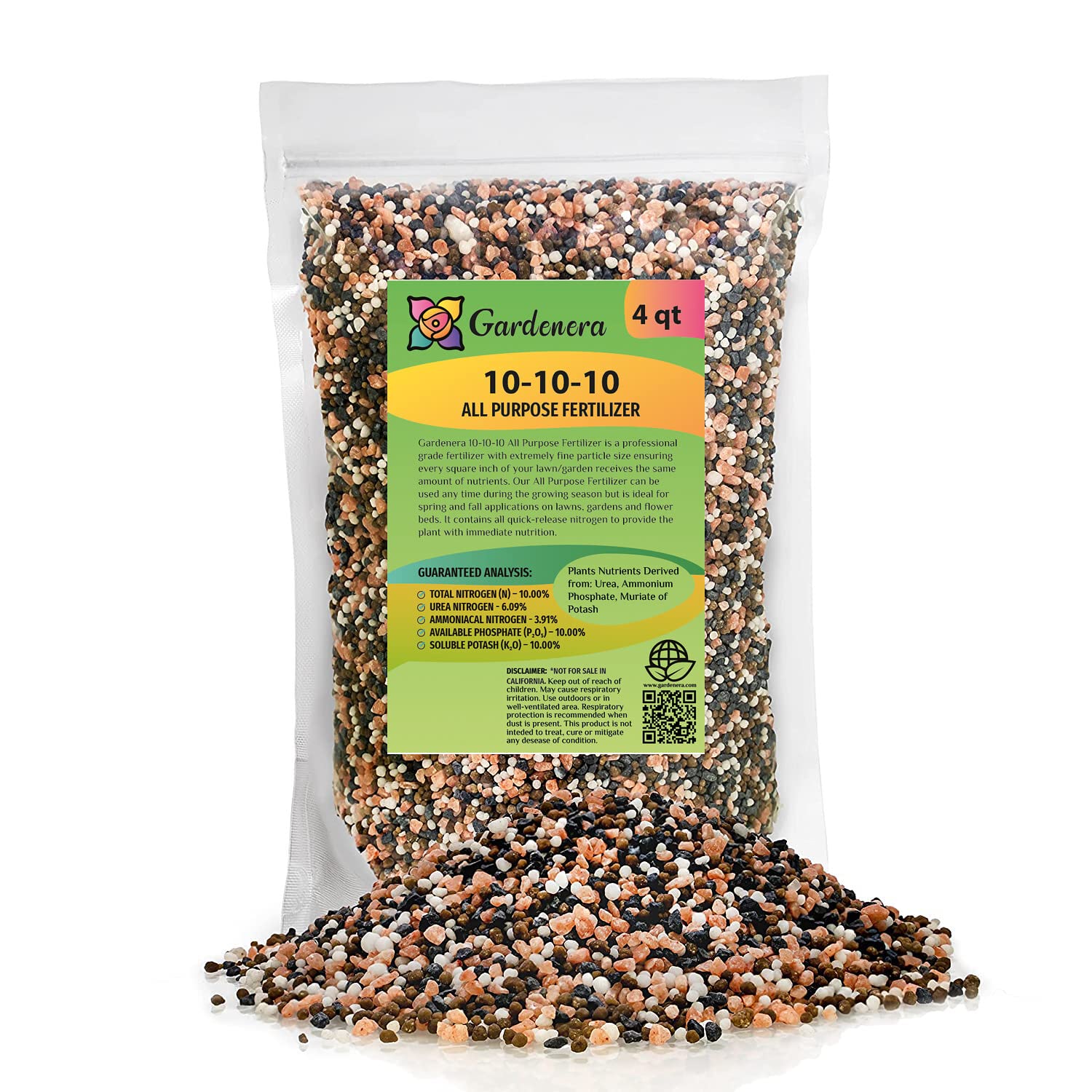 Gardening Made Easy with 10-10-10 Granular Fertilizer by Gardenera 