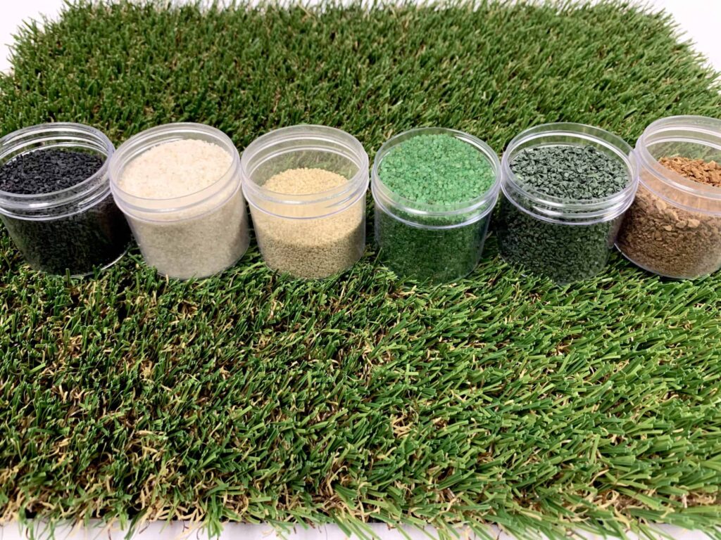 Optional Sand or Rubber Infill For Installing Artificial Grass